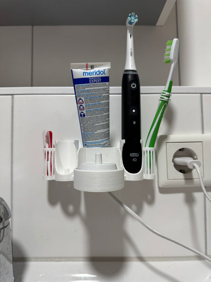 BrushDock-3D-gedruckter Zahnbürstenhalter / Organizer